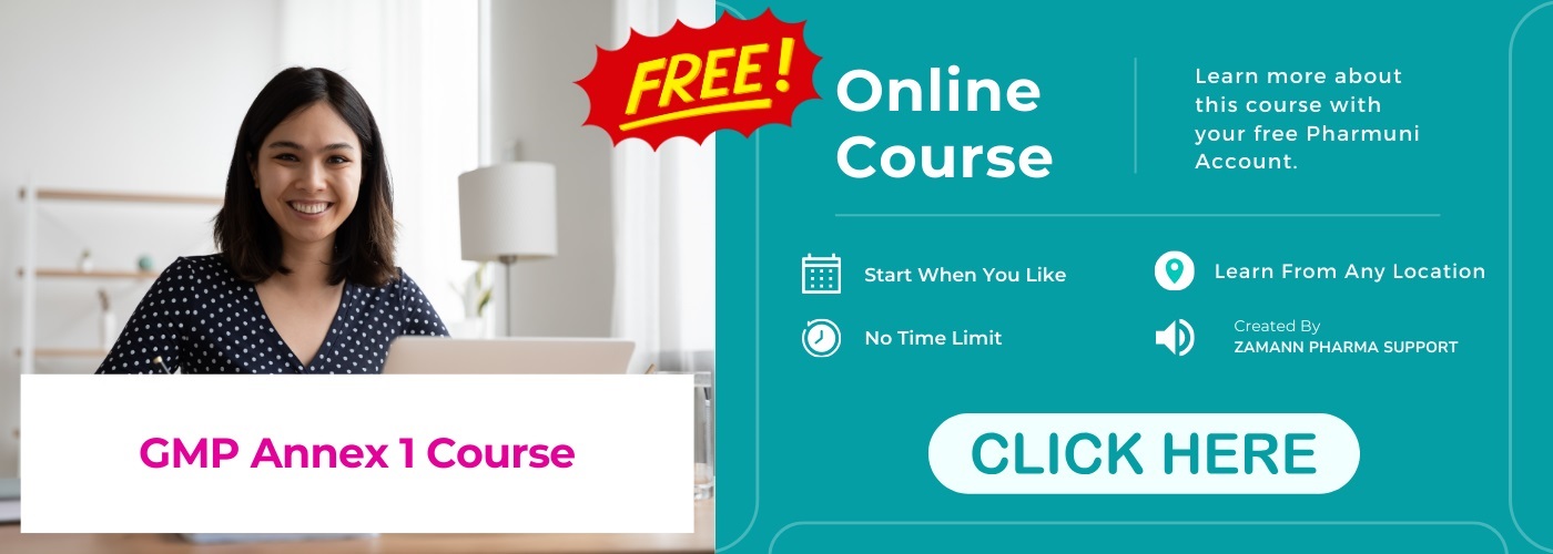 Blog - Free GMP ANNEX 1 Course Promo