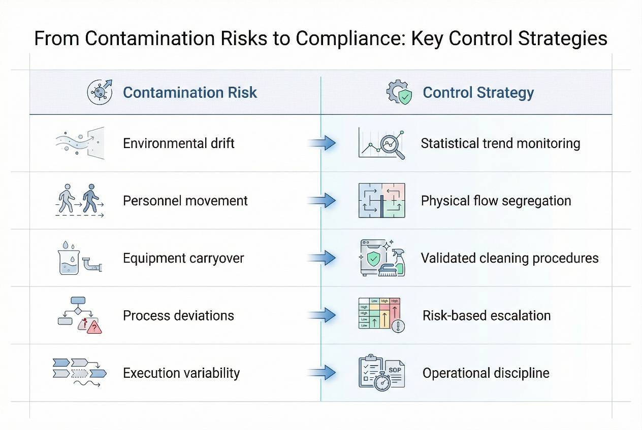From Contamination Risk to Compliance: Key Control Strategies