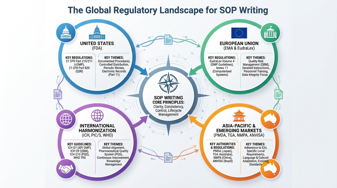 The Global Regulatory Landscape for SOP writing