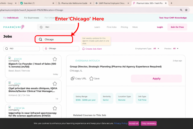Pharma Jobs in Chicago in 2026 GMP Hiring Salary Data