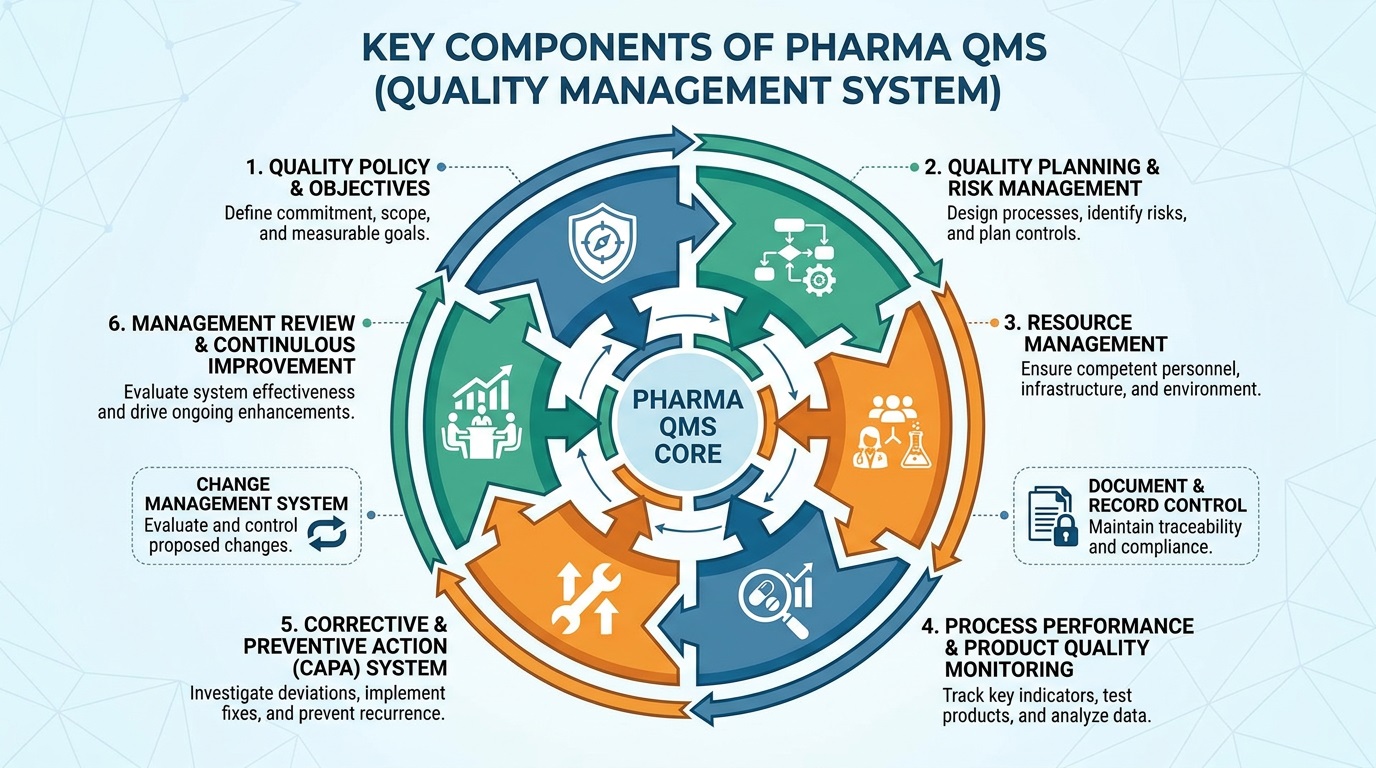 Key Components of Pharma QMS