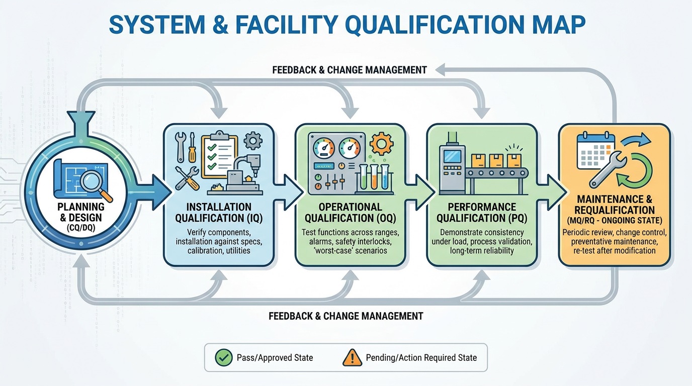 System and Facility Qualification Map